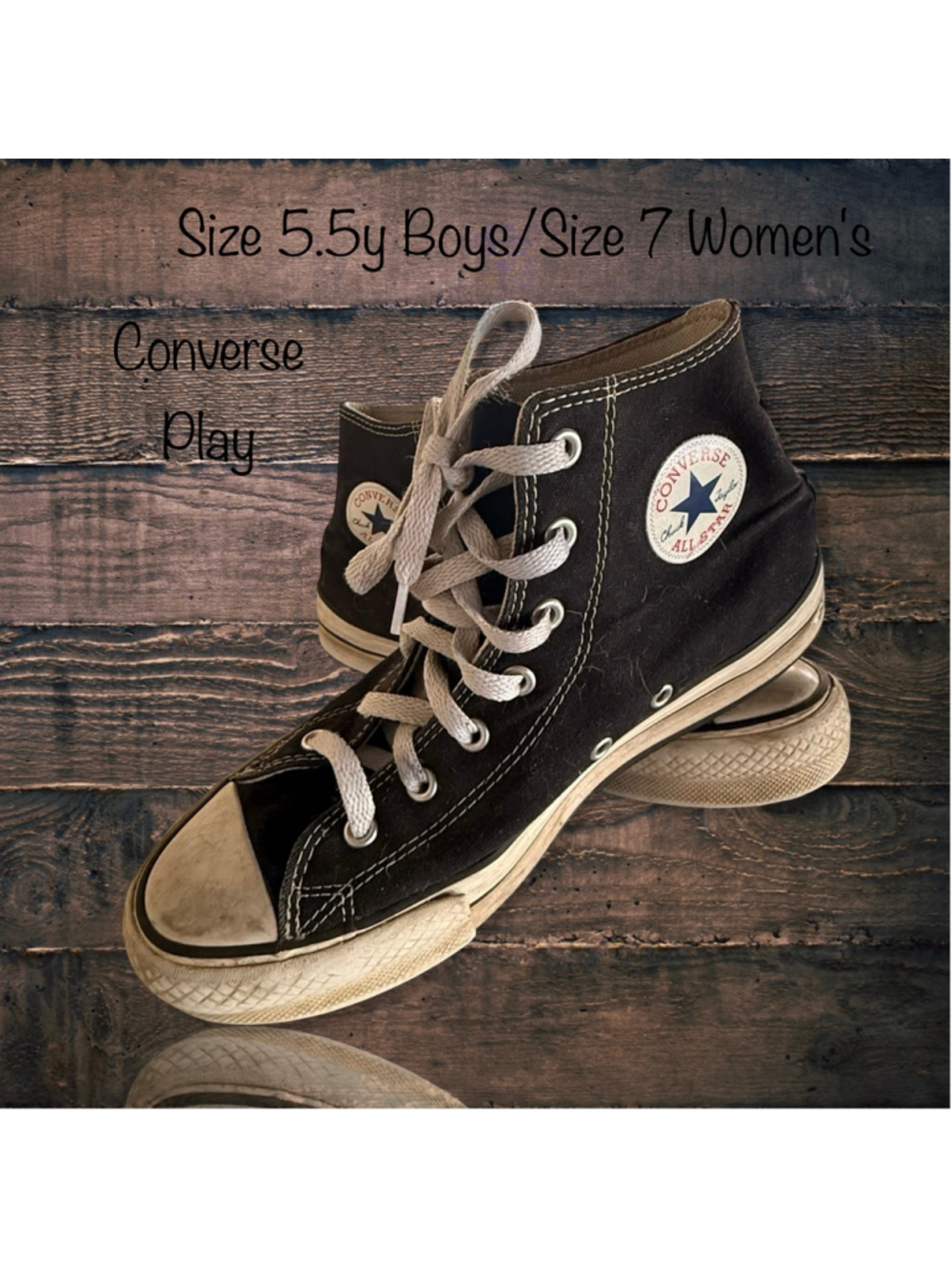 Size 7 Womens/5.5 Boys Converse Hi Top Sneakers
